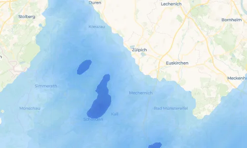 Regenradar Vorschaubild - Aktuelle Niederschläge in Berg und Umgebung