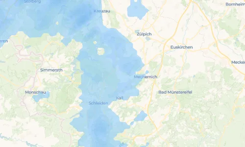 Regenradar Vorschaubild - Aktuelle Niederschläge in Bergbuir und Umgebung