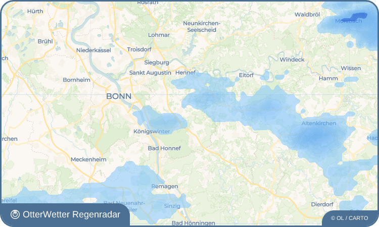 OtterWetter Regenradar-Widget Berghausen
