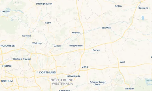 Regenradar Vorschaubild - Aktuelle Niederschläge in Bergkamen und Umgebung