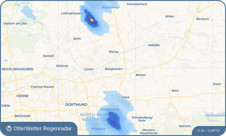 OtterWetter Regenradar-Widget Bergkamen