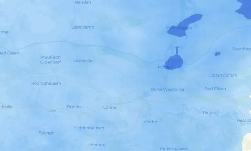 Regenradar Vorschaubild - Aktuelle Niederschläge in Bergkirchen und Umgebung
