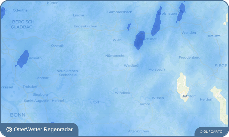 OtterWetter Regenradar-Widget Berkenroth