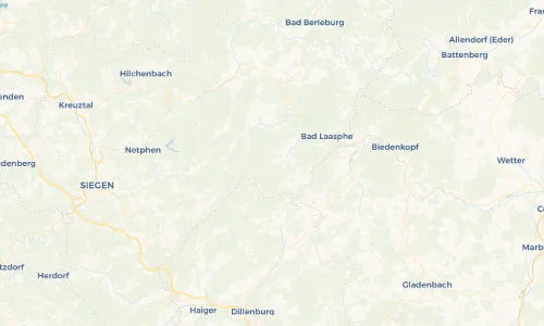 Regenradar Vorschaubild - Aktuelle Niederschläge in Bernshausen und Umgebung