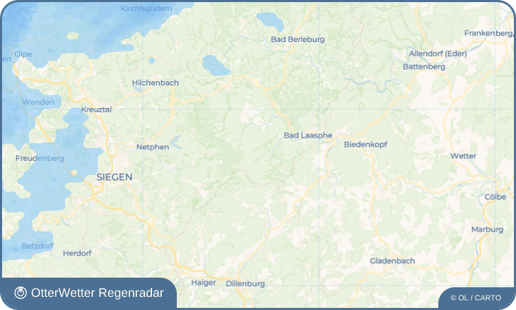 OtterWetter Regenradar-Widget Bernshausen