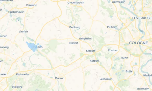 Regenradar Vorschaubild - Aktuelle Niederschläge in Berrendorf-Wüllenrath und Umgebung