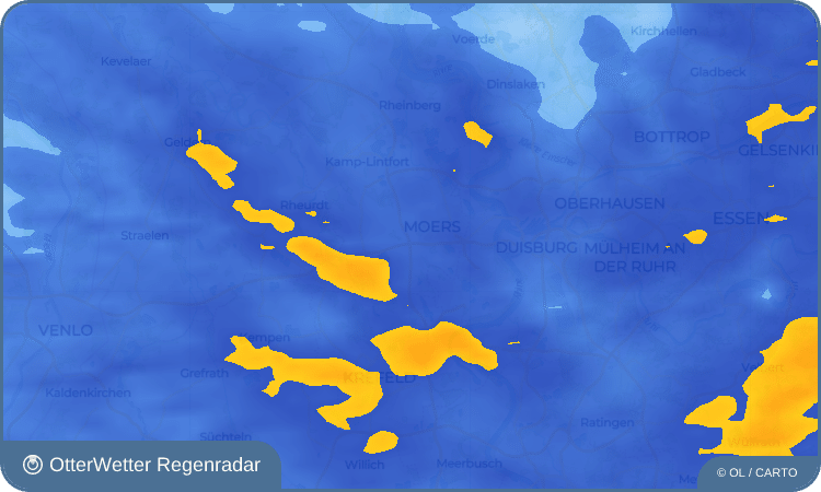 OtterWetter Regenradar-Widget Bettenkamp