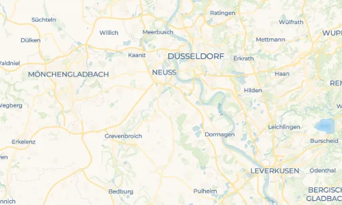 Regenradar Vorschaubild - Aktuelle Niederschläge in Bettikum und Umgebung