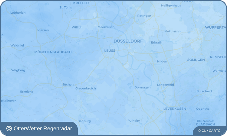 OtterWetter Regenradar-Widget Bettikum