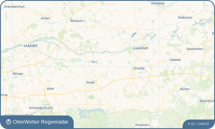 Wetter-Widget-Vorschau mit Vorhersagedaten für Bettinghausen