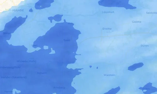 Regenradar Beusingsen: aktuelle Niederschläge in Beusingsen und Umgebung, Stand 20. Oktober 2026 um 2:30 Uhr