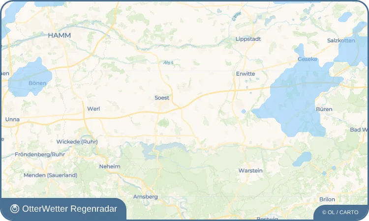 Wetter-Widget-Vorschau mit Vorhersagedaten für Beusingsen
