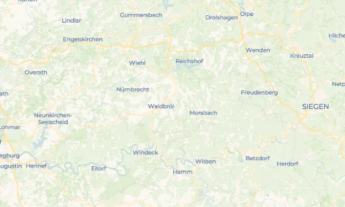 Regenradar Vorschaubild - Aktuelle Niederschläge in Biebelshof und Umgebung