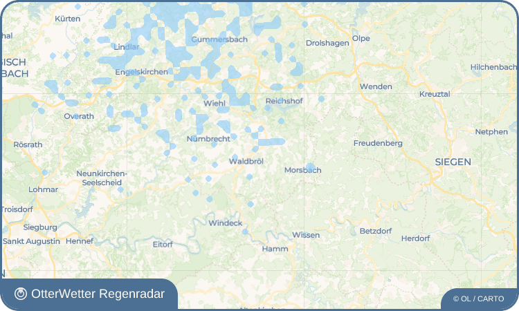 OtterWetter Regenradar-Widget Biebelshof