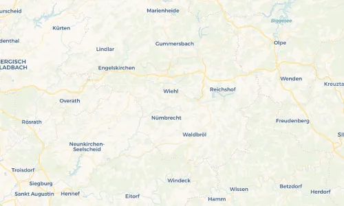 Regenradar Vorschaubild - Aktuelle Niederschläge in Bierenbachtal und Umgebung