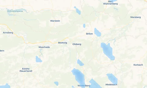 Regenradar Vorschaubild - Aktuelle Niederschläge in Bigge und Umgebung