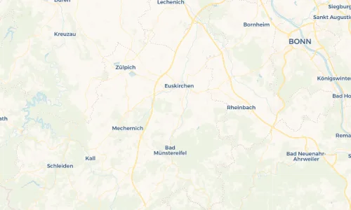 Regenradar Vorschaubild - Aktuelle Niederschläge in Billig und Umgebung