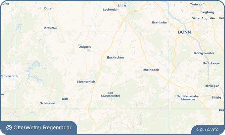 OtterWetter Regenradar-Widget Billig