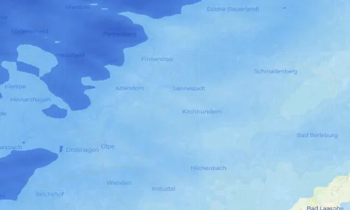 Regenradar Vorschaubild - Aktuelle Niederschläge in Bilstein und Umgebung