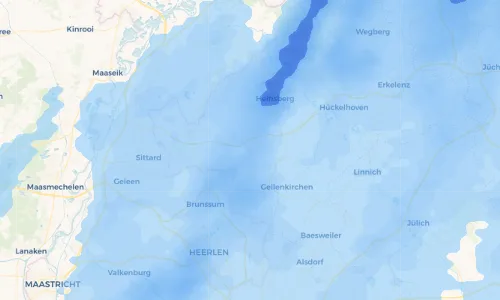 Regenradar-Vorschau: aktuelle Niederschläge in Birgden und Umgebung