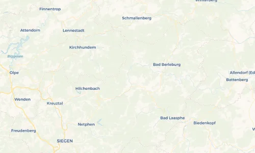 Regenradar Vorschaubild - Aktuelle Niederschläge in Birkelbach-Bahnhof und Umgebung