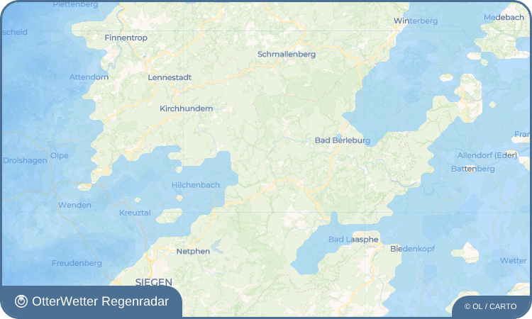 OtterWetter Regenradar-Widget Birkelbach-Bahnhof