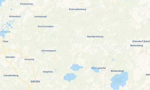 Regenradar Vorschaubild - Aktuelle Niederschläge in Birkelbach und Umgebung