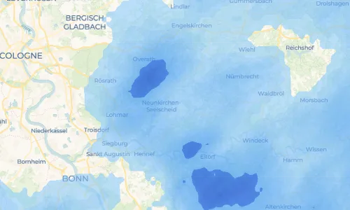 Regenradar Birkenfeld: aktuelle Niederschläge in Birkenfeld und Umgebung, Stand 20. Oktober 2026 um 7:10 Uhr
