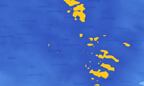Regenradar Birkeshöh: aktuelle Niederschläge in Birkeshöh und Umgebung, Stand 20. Oktober 2026 um 19:15 Uhr