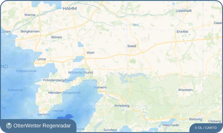 Wetter-Widget-Vorschau mit Vorhersagedaten für Bittingen