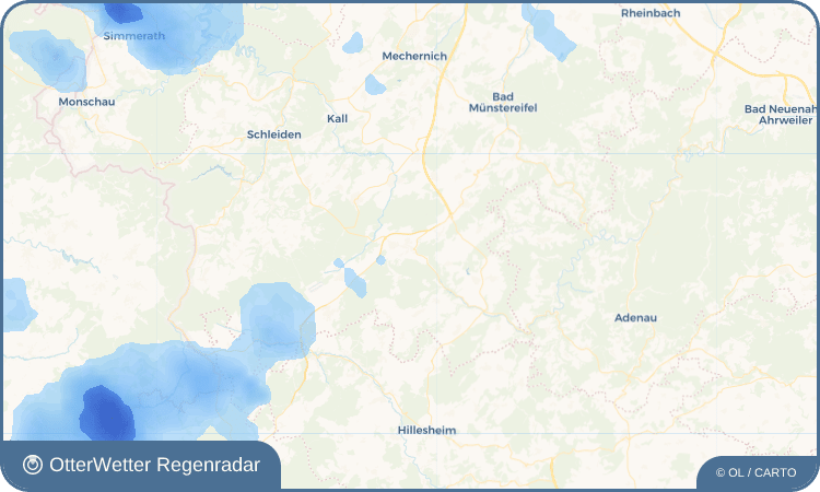 OtterWetter Regenradar-Widget Blankenheim