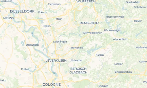 Regenradar Vorschaubild - Aktuelle Niederschläge in Blasberg und Umgebung