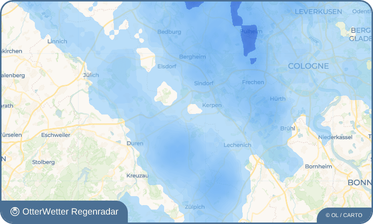 OtterWetter Regenradar-Widget Blatzheim