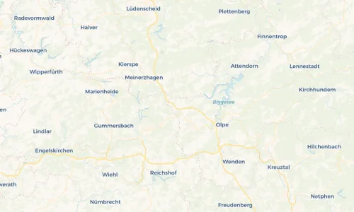 Regenradar Vorschaubild - Aktuelle Niederschläge in Bleche und Umgebung