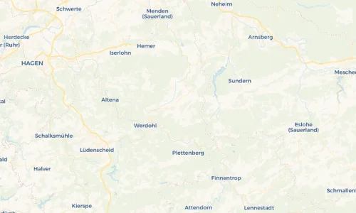 Regenradar Vorschaubild - Aktuelle Niederschläge in Blintrop und Umgebung