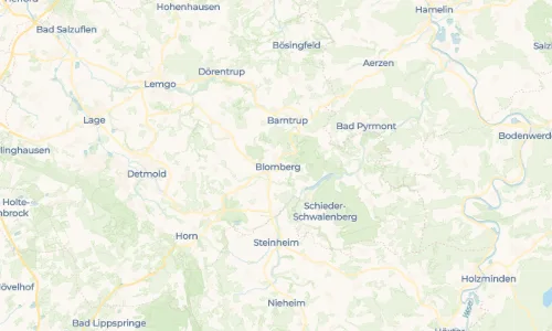 Regenradar Vorschaubild - Aktuelle Niederschläge in Blomberg und Umgebung