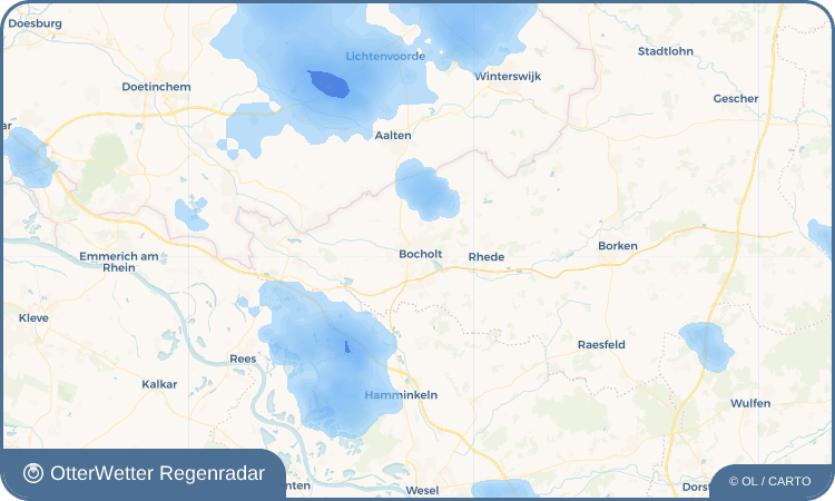 Widget-Vorschau für Bocholt Wetter-Widget-Vorschau mit Vorhersagedaten für Bocholt