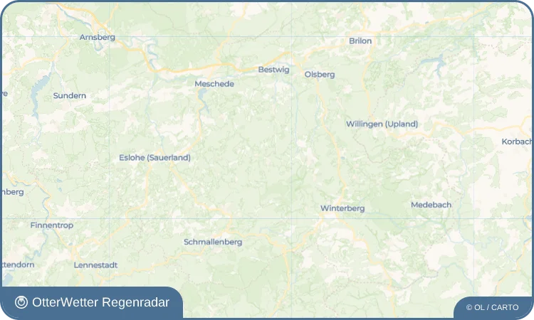 Wetter-Widget-Vorschau mit Vorhersagedaten für Bödefeld