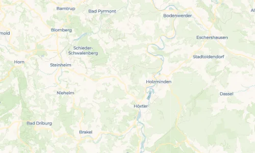 Regenradar Vorschaubild - Aktuelle Niederschläge in Bödexen und Umgebung