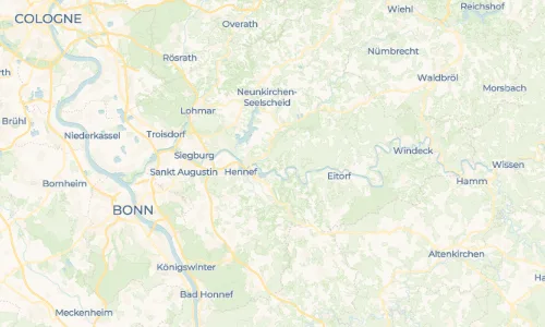 Regenradar Bödingen: aktuelle Niederschläge in Bödingen und Umgebung, Stand 18. Oktober 2026 um 3:05 Uhr
