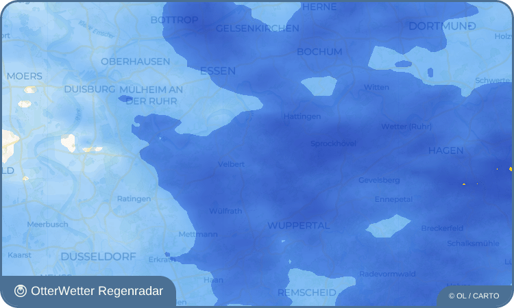 OtterWetter Regenradar-Widget Bökenbusch