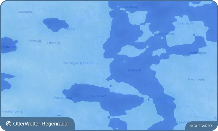 Wetter-Widget-Vorschau mit Vorhersagedaten für Bömighausen