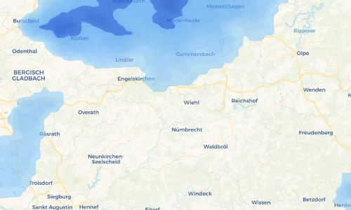 Regenradar-Vorschau: aktuelle Niederschläge in Börnhausen und Umgebung