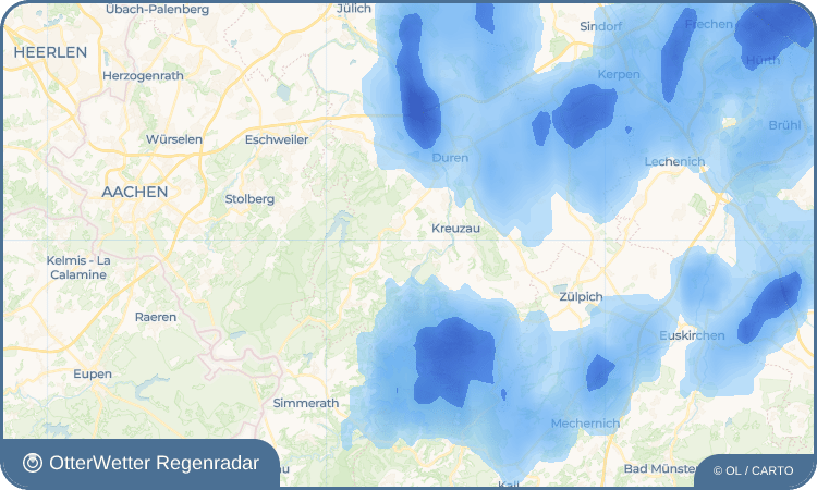 OtterWetter Regenradar-Widget Bogheim