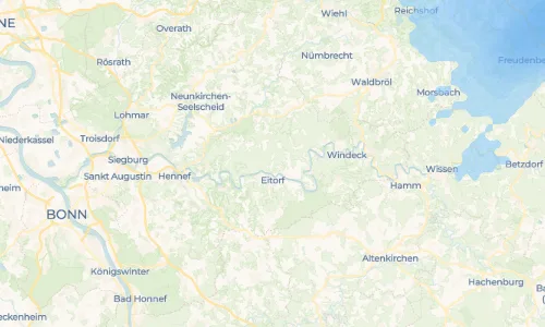 Regenradar Vorschaubild - Aktuelle Niederschläge in Bohlscheid und Umgebung