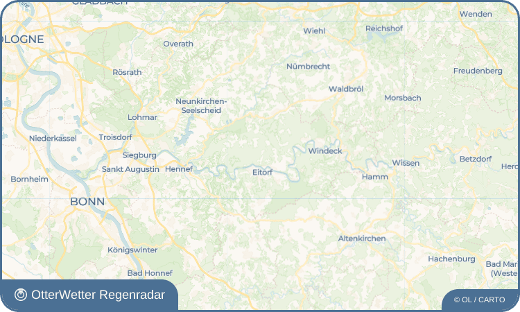 OtterWetter Regenradar-Widget Bohlscheid