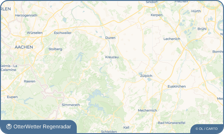 OtterWetter Regenradar-Widget Boich