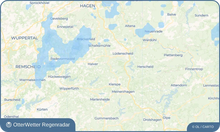 Wetter-Widget-Vorschau mit Vorhersagedaten für Bollwerk
