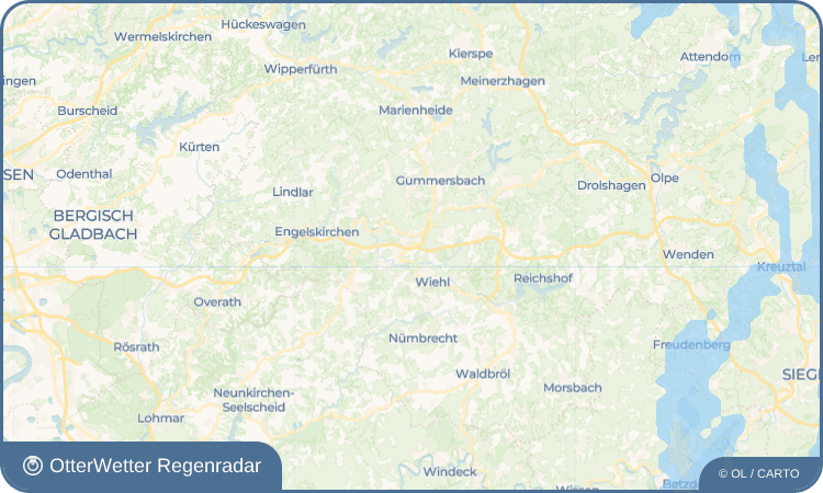 OtterWetter Regenradar-Widget Bomig