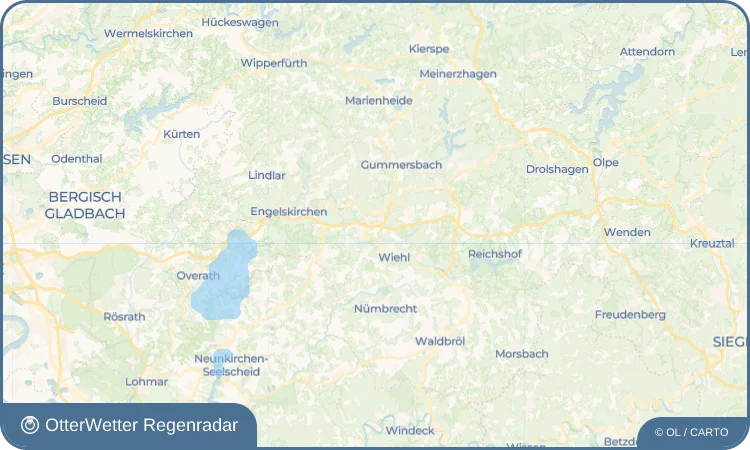 Widget-Vorschau für Bomig Wetter-Widget-Vorschau mit Vorhersagedaten für Bomig